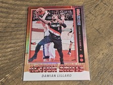 2019-20 Panini Hoops Damian Lillard Action Shots Nmmt