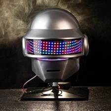 Daft Punk Helmet LED Lighted Thomas Bangalter Cosplay Mask Props Resin Replicas