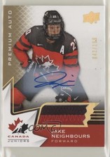 2020 Team Canada Juniors Hlinka Autos 42/199 Jake Neighbours #11 Patch Auto 02ka