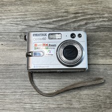 Pentax Optio 60 6.0MP Digital Camera - Silver Tested Ready Crack On Screen