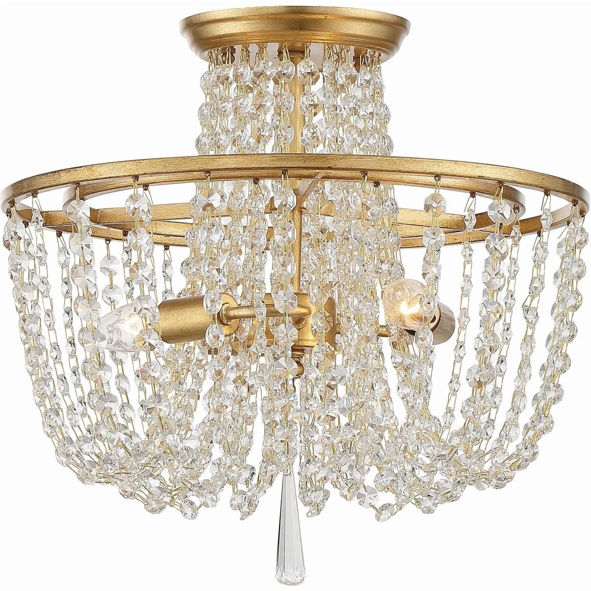 Crystorama Arcadia Semi-Flush Mount - Thumbnail 2