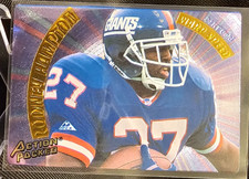 1994 Action Packed Warp Speed Gold Rodney Hampton #G37 New York Giants