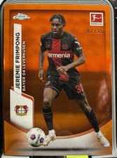 2024 JEREMIE FRIMPONG 07/25 TOPPS BUNDESLIGA JADE ORANGE