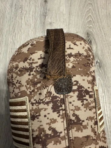 Ariat Workhog Patriot Steel Toe Work Boot Earth/Sand Camo Mens Size 13D - Picture 13 of 13