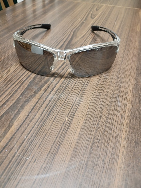 Bouton Optical 250-32-0520 Clear Safety Glasses Anti-Scratch/Fog Recon Frame