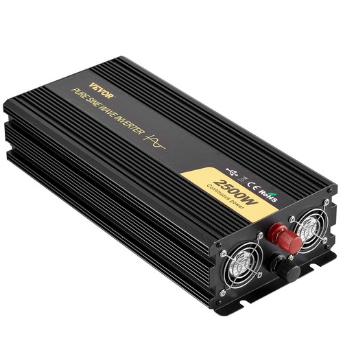 VEVOR Inverter a onda sinusoidale pura 2500W DC LCD Car Inverter - Imagen 4 de 12