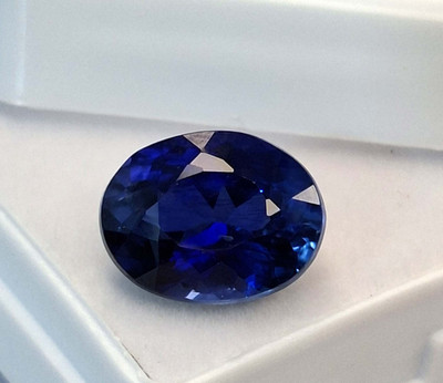 Natural Blue Sapphire Oval Cut 6-8 Ct Loose Certified Gemstone Rk472
