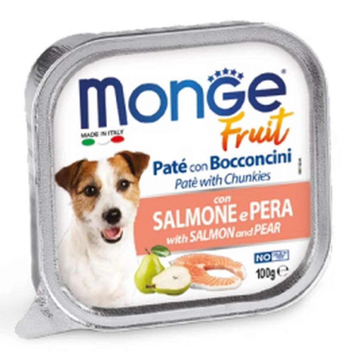 Monge Fruits Salmone e Pera per Cani 100gr - 100 g, 6 pezzi - Immagine 2
