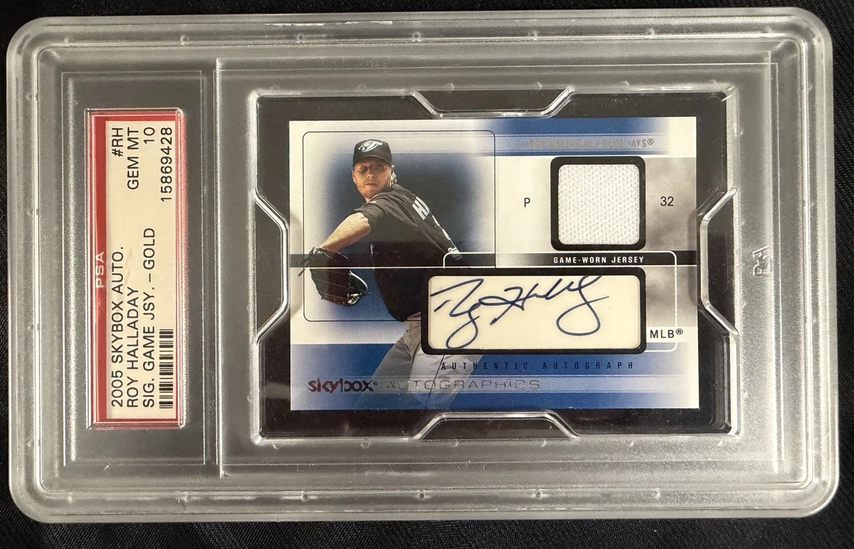Roy Halladay Toronto Blue Jays Baseball Autographed Sports Trading