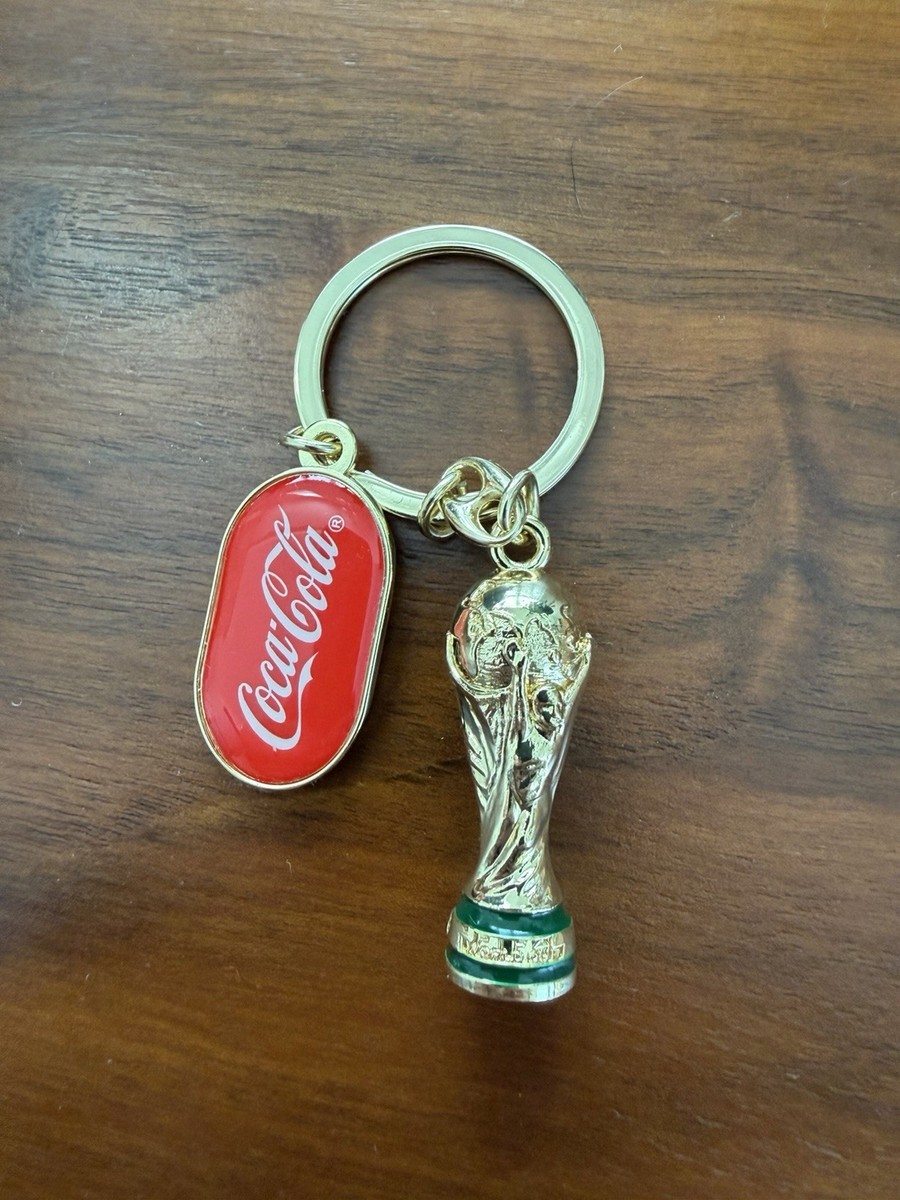 Coca Cola FIFA World Cup Trophy Tour Keychain 2026 NEW Exclusive