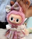 (No labubu Doll) Skirt Bow Fits 17/15cm Monster Doll Clothes Dress Set New — photo 1