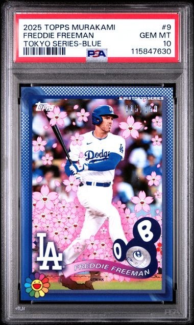 🔥🔥🔥PSA 10🔥🔥🔥2025 Topps Murakami FREDDIE FREEMAN Tokyo Series