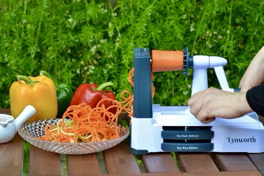 Spiralizer Vegetable Slicer Lynworth 8 Blade Vegetable Spiralizer Model S8-100