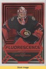 2021-22 Upper Deck Series 2 Fluorescence Red Filip Gustavsson #FL-44 READ 0cq4