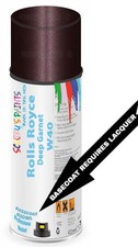 Aerosol Spray Paint Rolls Royce W40 Deep Garnet Basecoat High Gloss Lacquer
