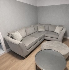 Sofology Shimmer Sofa Set - Corner Sofa, Love Seat, Foot Stool And Coffee Table