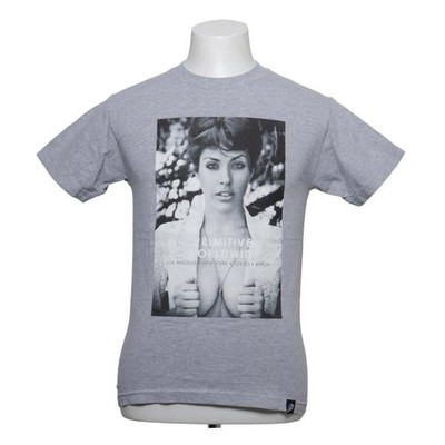 Primitive, T-shirt, Größe: S, Grau, Baumwolle, Print, Unisex (Erwachsene) #r45