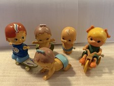 Vintage 1977-1979 TOMY Wind Up Toys Lot of 5   Non Working   Parts/Repair