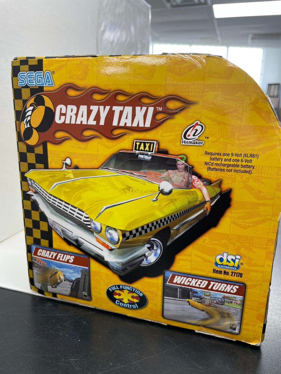 Sega Crazy Taxi RC Car Radio Remote Control - *Excellent Condition