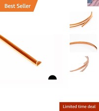 Elegant 1 Ounce Pure Copper Wire - 6 Gauge Halved Round for Superior Durability