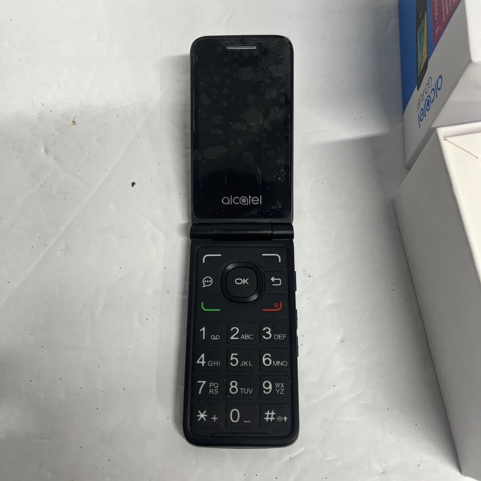 Teléfono Celular Alcatel Go Flip 4044W Azul (T-Mobile) 4G LTE GSM Abatible Necesita Cargador Foto 4 de 4