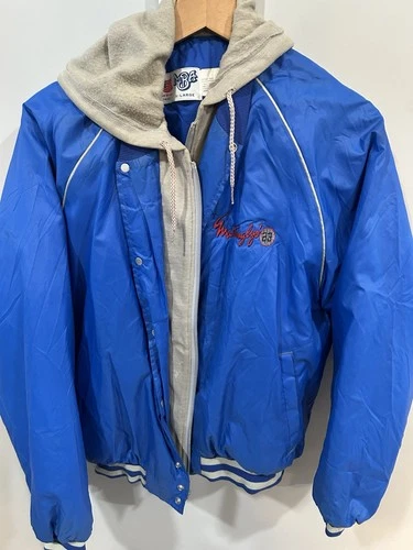 Vtg 90s Don MattinglyJacket Adult XL Made in USA Varsity All Star 23 Made By MBA video thumbnail