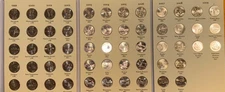 1999-2008 “D” BU Complete 50 State Quarter Set + 2009’s Littleton Album 56 Coins
