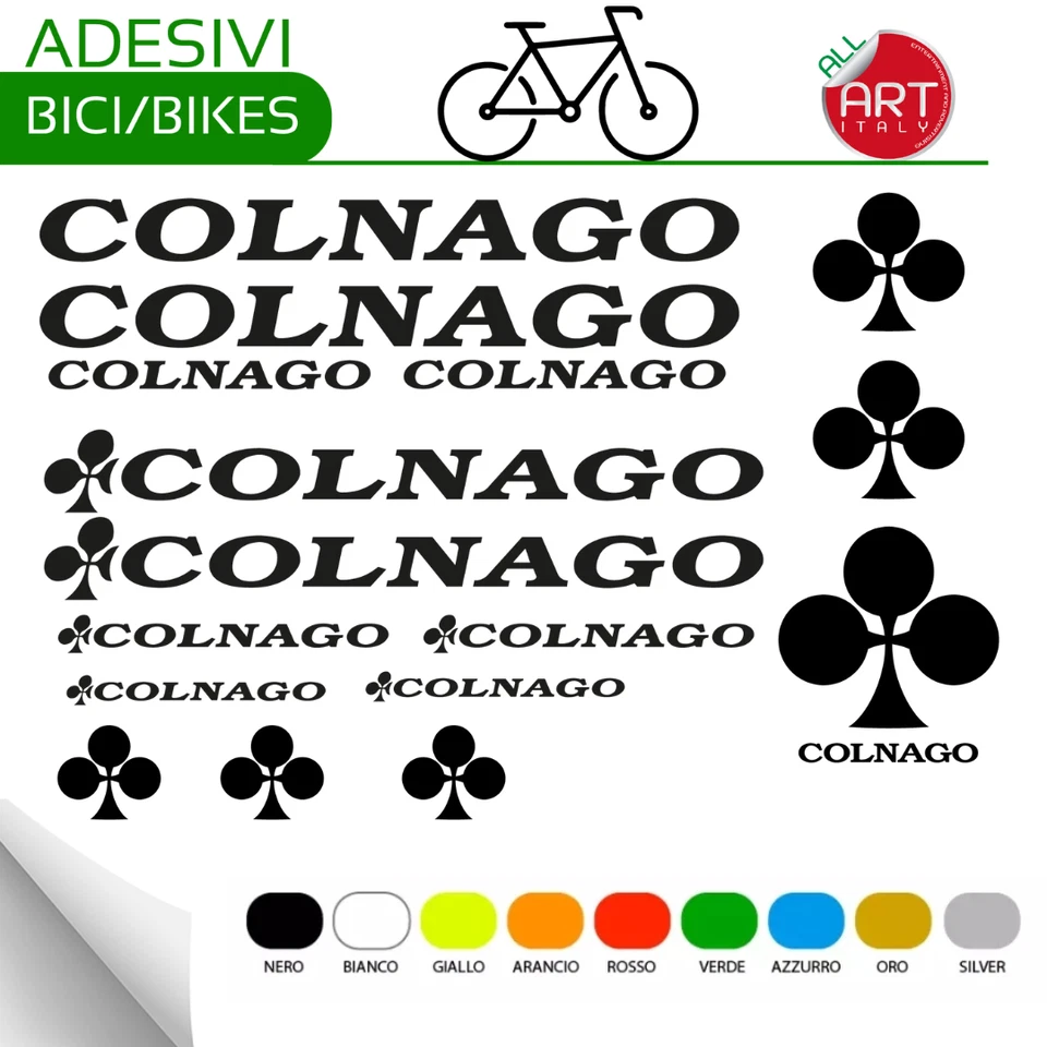 COLNAGO Replica KIT 16 ADESIVI PRESPAZIATI BICI CYCLE indicare il colore - Bild 1 von 1
