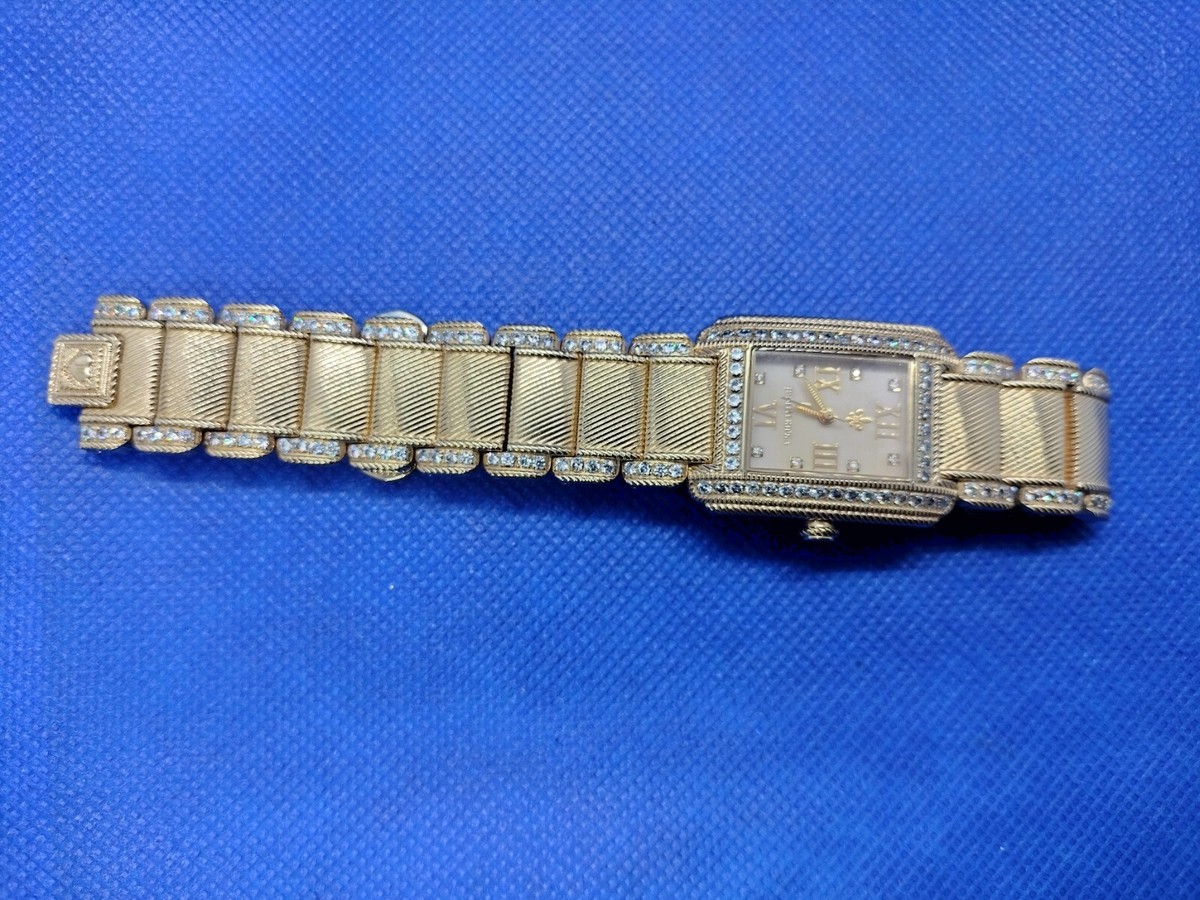 JUDITH RIPKA S/S REGENT WATCH Judith Ripka Silver Tone Watch: Stainless Steel MOP Dial, 3  main image 4