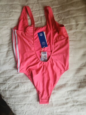 Adidas ADICOLOR 3-STRIPES SWIMSUIT Lucid Pink Sizes 10 14