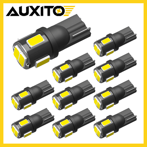 10X AUXITO T10 LED License Plate Light Car Interior Bulbs White 168 2825 194 W5W - Picture 10 of 12