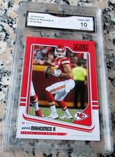 PATRICK MAHOMES II SCORE RED SP #1 Draft Pick GEM MINT 10 Super Bowl 3xMVP🔥🔥$$