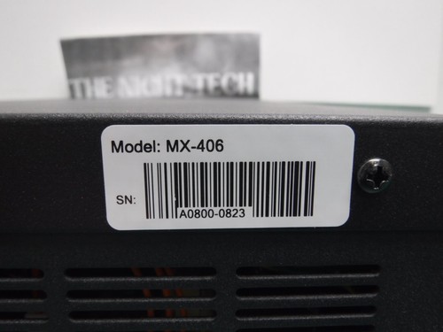 Ashly MX-406 Six Channel Stereo Microphone Line Mixer Mountable Rack - Picture 5 of 12