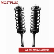 2PCS Rear Quick Complete Struts & Coil Springs w/ Mounts For 98-02 Honda Accord