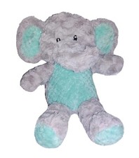 Spark Create Imagine ELEPHANT Gray Blue Rattle Crinkle Soft 15" Plush Animal