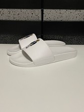 New Polo Ralph Lauren Polo Bear Preppy Slide White Men's Size 8-10 RARE