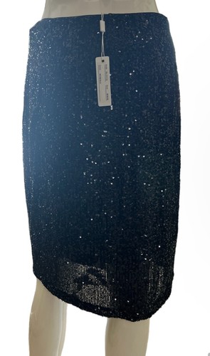 Spense Women's Black Sequined Skirt Size M New With Tags NWT - Picture 5 of 11