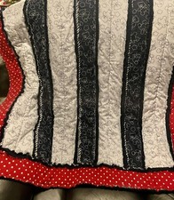 quilts hand made Baby Red, Blue, White Bears 33x44