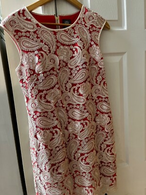 Vince Camuto Floral Lace Sleeveless Sheath Shift Dress Size 4 | eBay Vince Camuto Floral Lace Sleeveless Sheath Shift Dress Size 4 | eBay