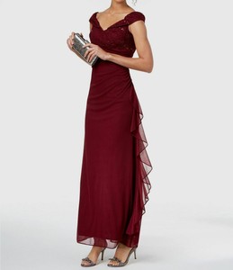 betsy and adam red lace dress