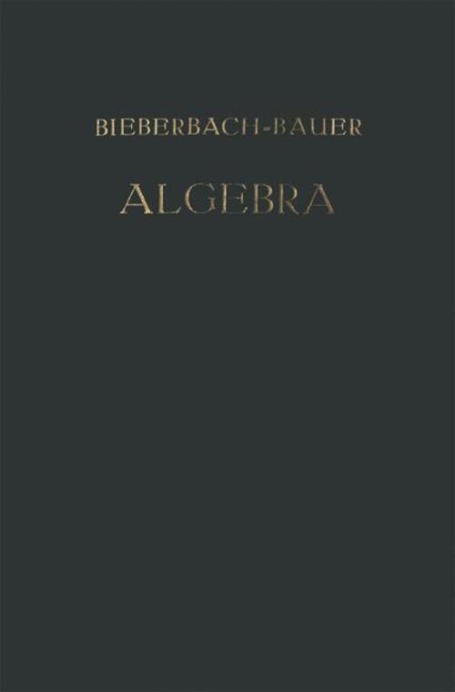 Thumbnail - Vorlesungen Über Algebra Ludwig Bieberbach Taschenbuch Paperback X