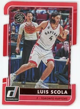 2015-16 Panini Donruss Luis Scola Aspirations Red Die Cut #60 #/96 Raptors