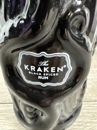 Release The Kraken Black Spiced Rum Ceramic Octopus Tiki Mug Cup Tumbler Vase - Picture 2 of 12