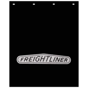 mud flaps truck freightliner poly semi pair trucks silver