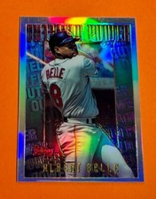 1996 Topps Mystery Finest Refractors #M17 Albert Belle -Nice Card of Indians ATG