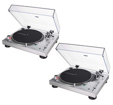 AUDIO TECHNICA AT-LP120XUSB SILVER (Coppia) GIRADISCHI PER DJ ARGENTO