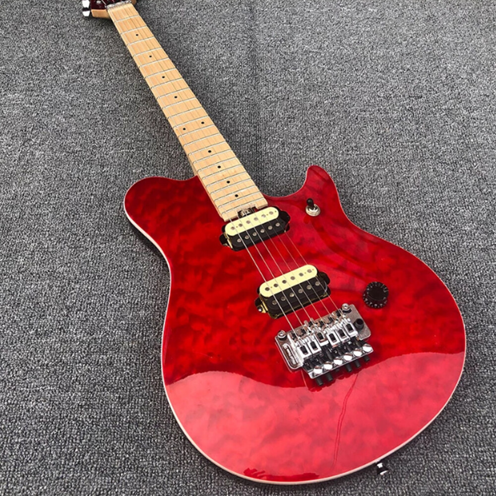 OLP Electric Guitar Quilted Maple Top Veneer | eBay