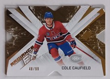 2022-23 SPx Radiance FX Gold Cole Caufield /99 Montreal Canadiens