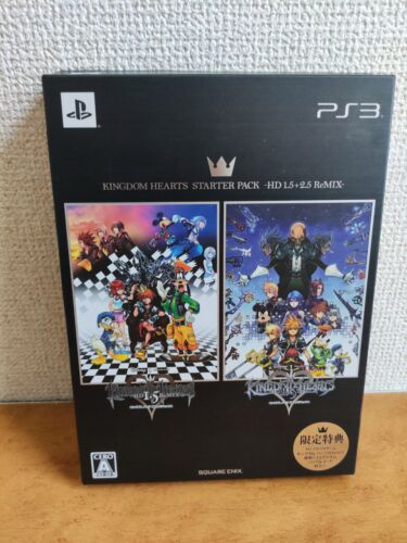 PS3 Kingdom Hearts Starter Pack HD 1.5 + 2.5 Remix SQUARE ENIX Usado de Japón - Imagen 1 de 7