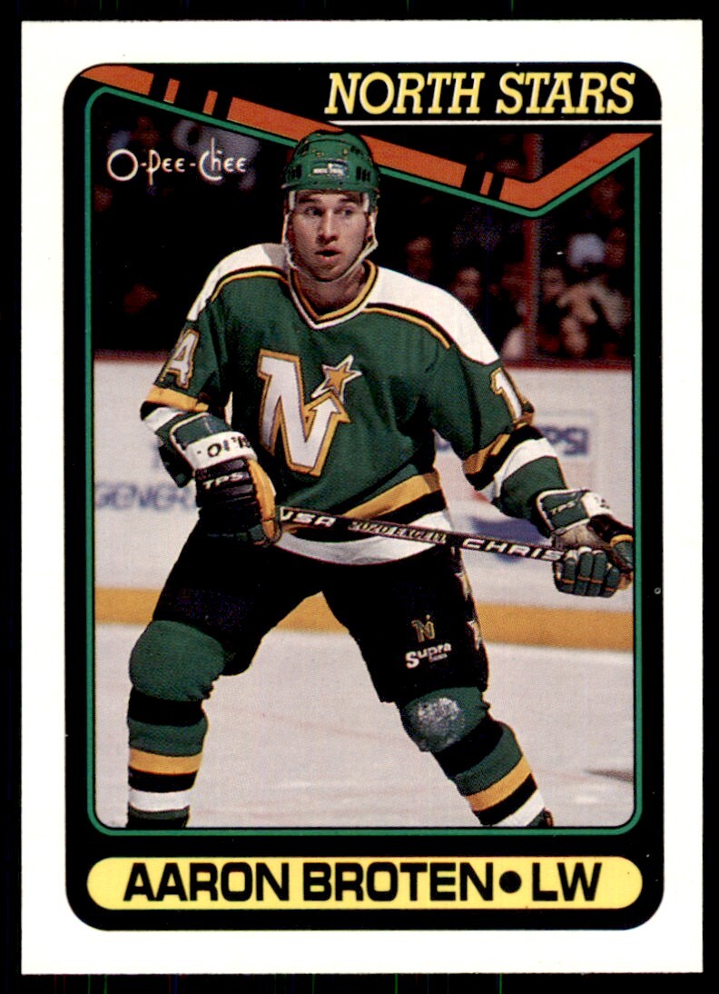 1990-91 O-Pee-Chee Aaron Broten . Minnesota North Stars #118 | eBay